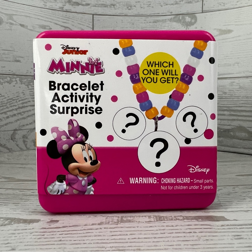 Disney Minnie Mouse Bracelet Activity Set - Pink, Purple, Yellow
